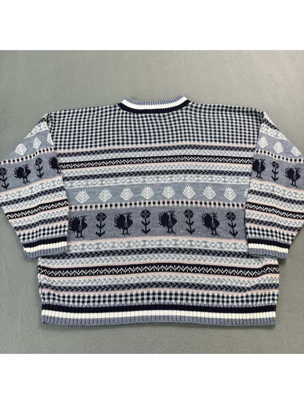 Vintage Classic Essentials Fair Isle Chicken Sweater Women’s Size 20W